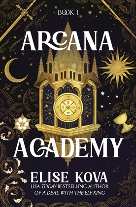 Arcana Academy by Elise Kova book cover