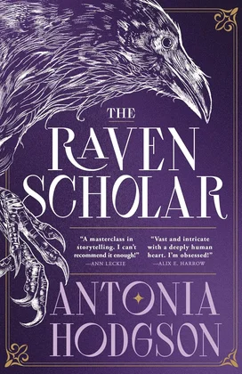 The Raven Scholar by Antonia Hodgson book cover